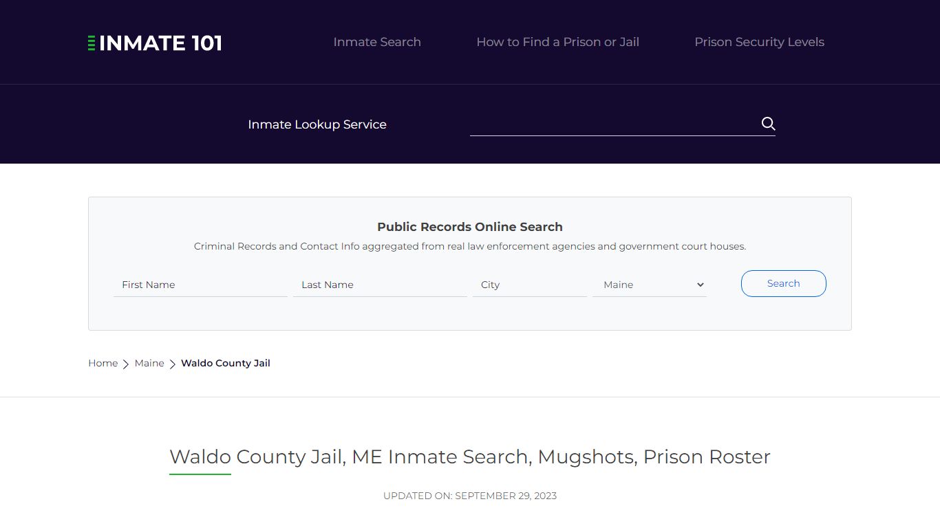 Waldo County Jail, ME Inmate Search, Mugshots, Prison Roster